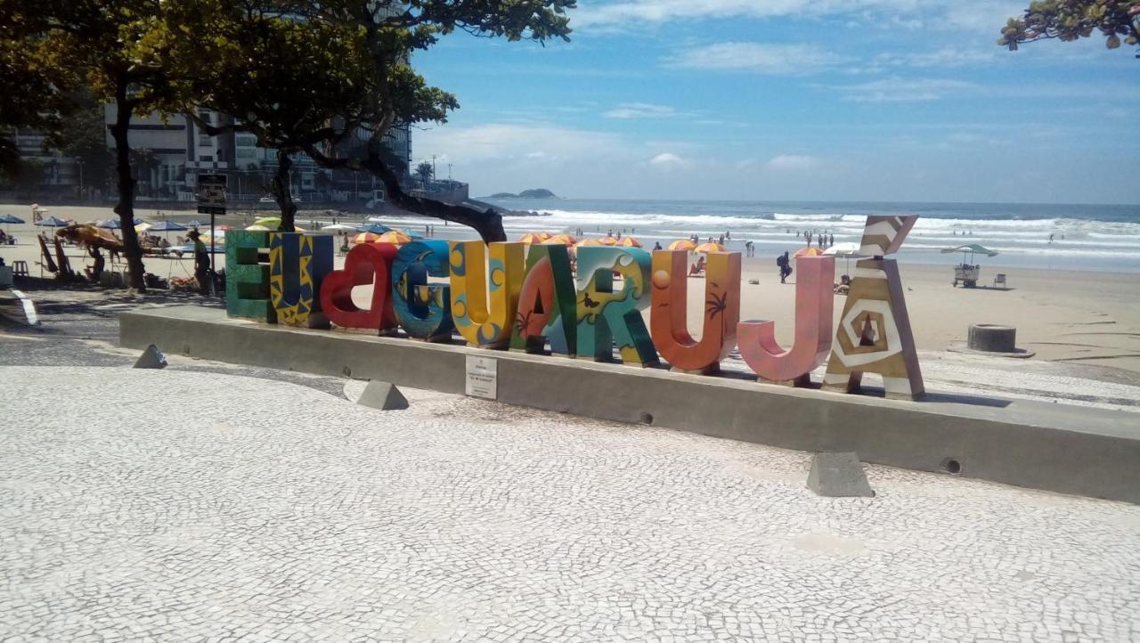 Aconchego Na Praia Apartment Guaruja Bagian luar foto